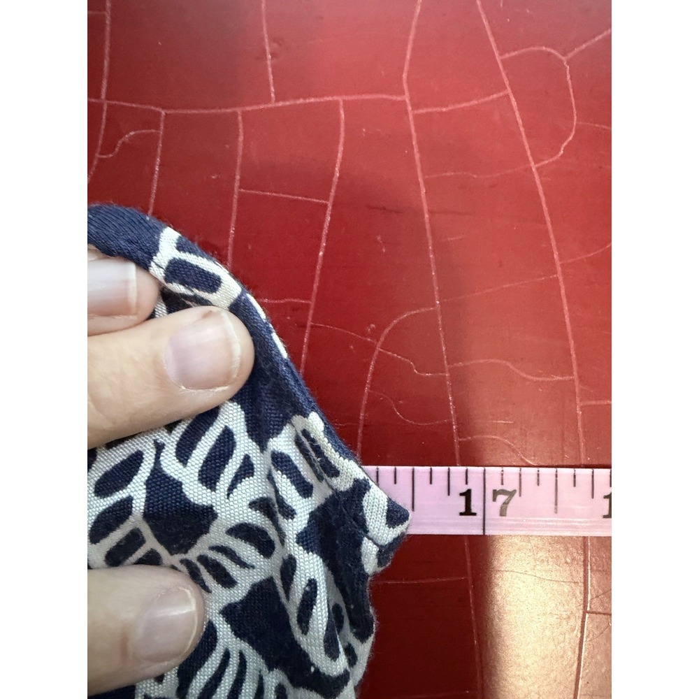 LILLY PULITZER Teeki One Shoulder Silk‎ Blend Dress S Blue Coastal Nautical Rope - Picture 13 of 15